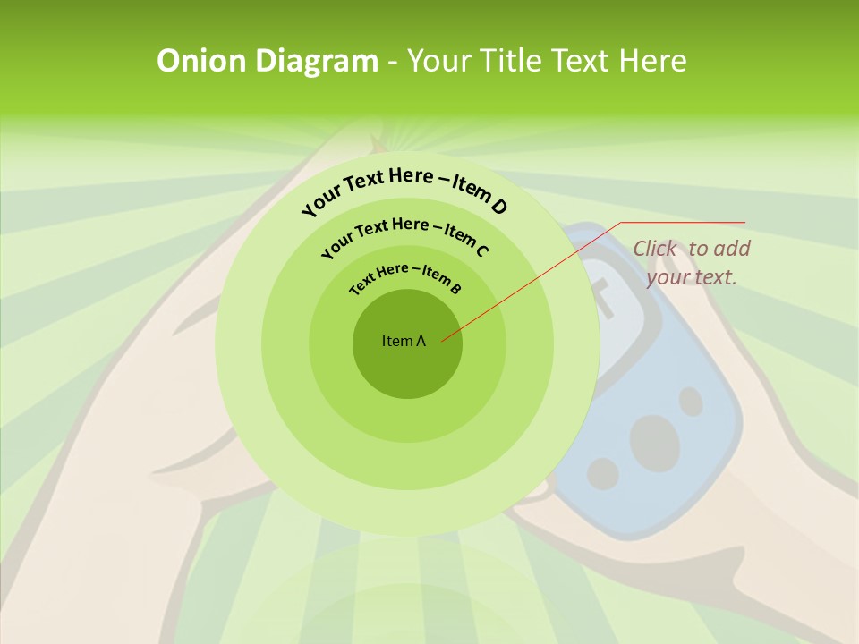 Helping Hand Background Sharing PowerPoint Template