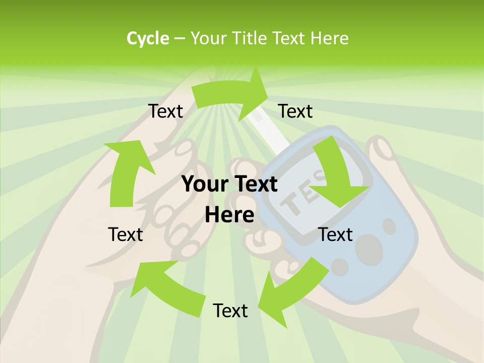 Helping Hand Background Sharing PowerPoint Template