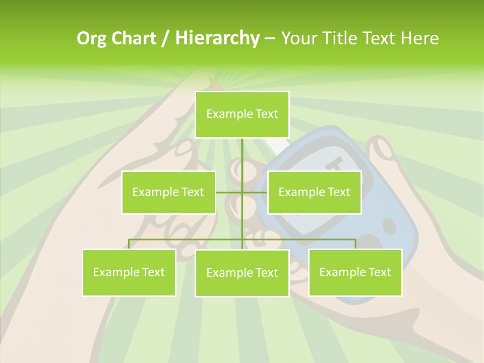 Helping Hand Background Sharing PowerPoint Template