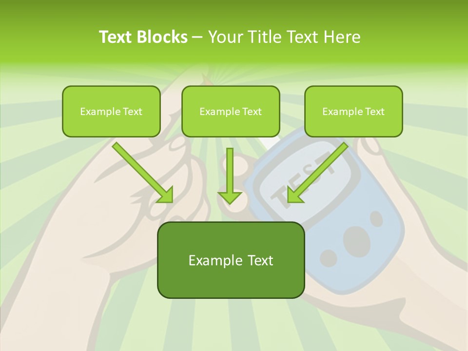 Helping Hand Background Sharing PowerPoint Template