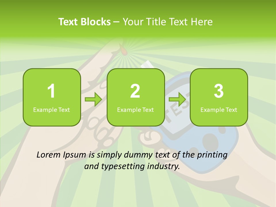 Helping Hand Background Sharing PowerPoint Template