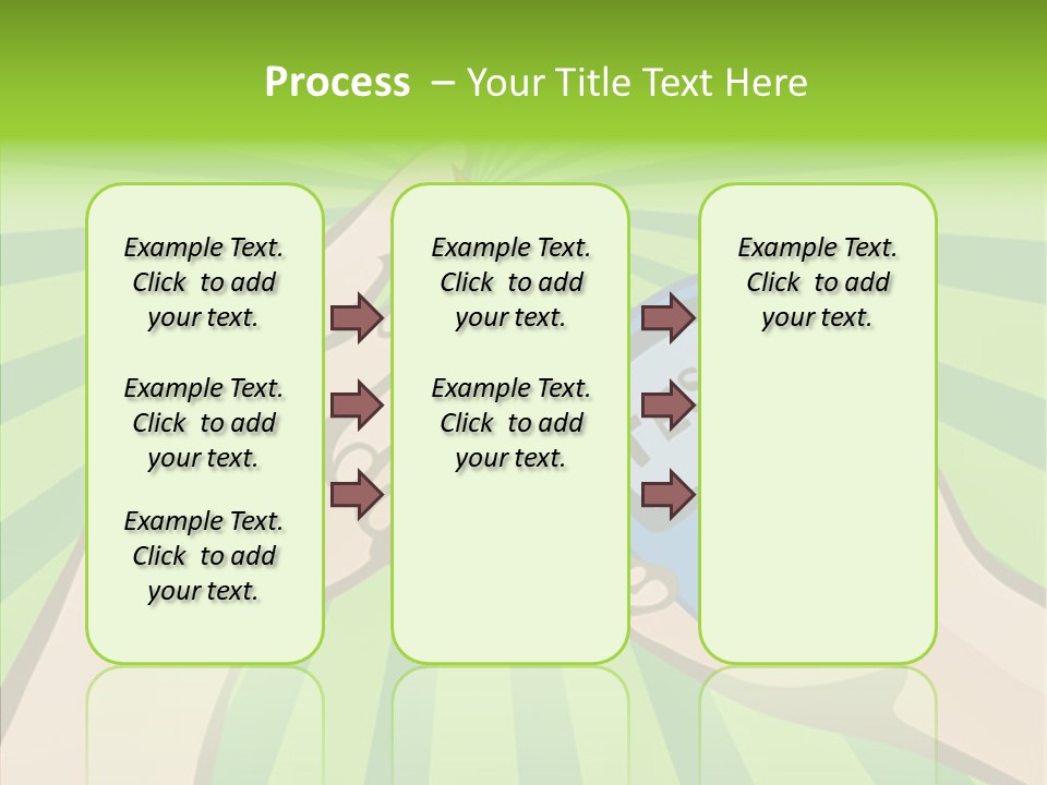 Helping Hand Background Sharing PowerPoint Template