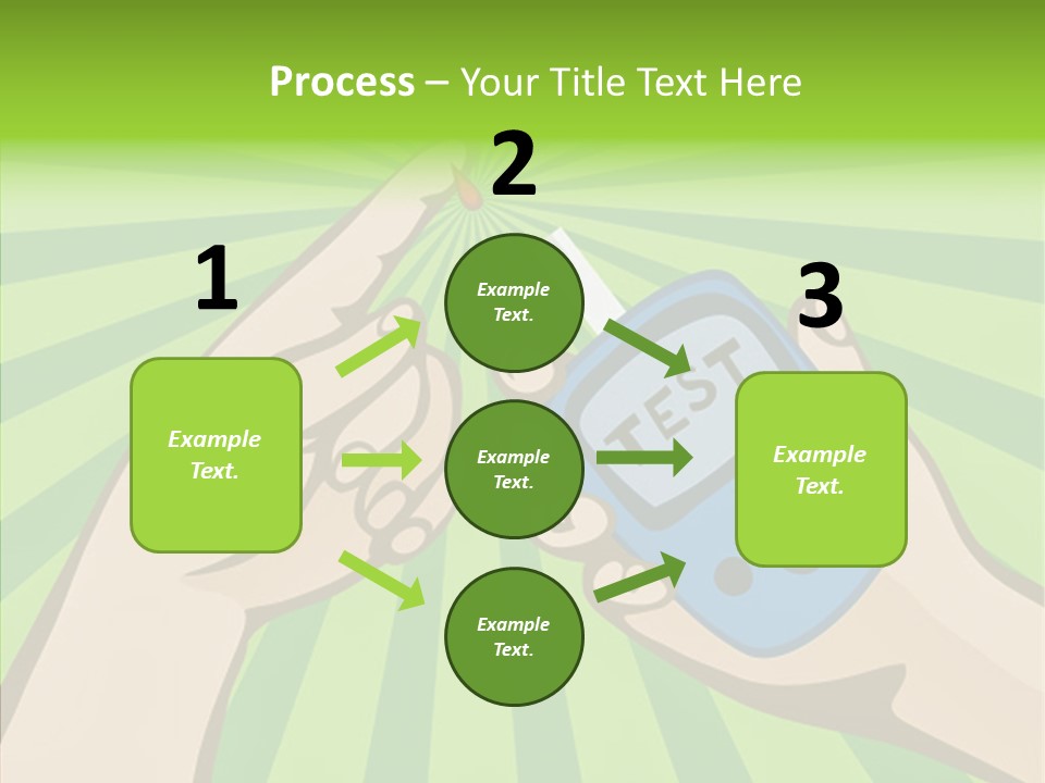 Helping Hand Background Sharing PowerPoint Template