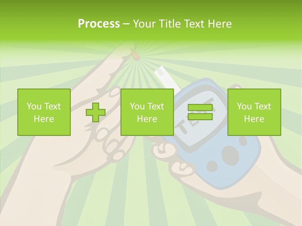 Helping Hand Background Sharing PowerPoint Template