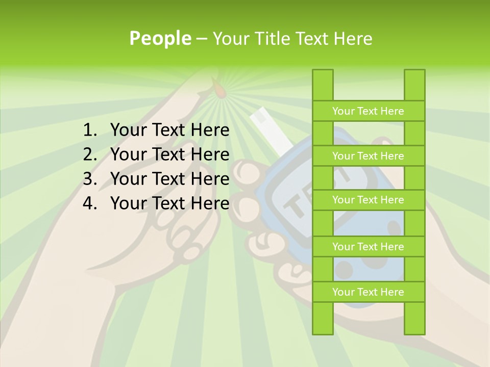 Helping Hand Background Sharing PowerPoint Template