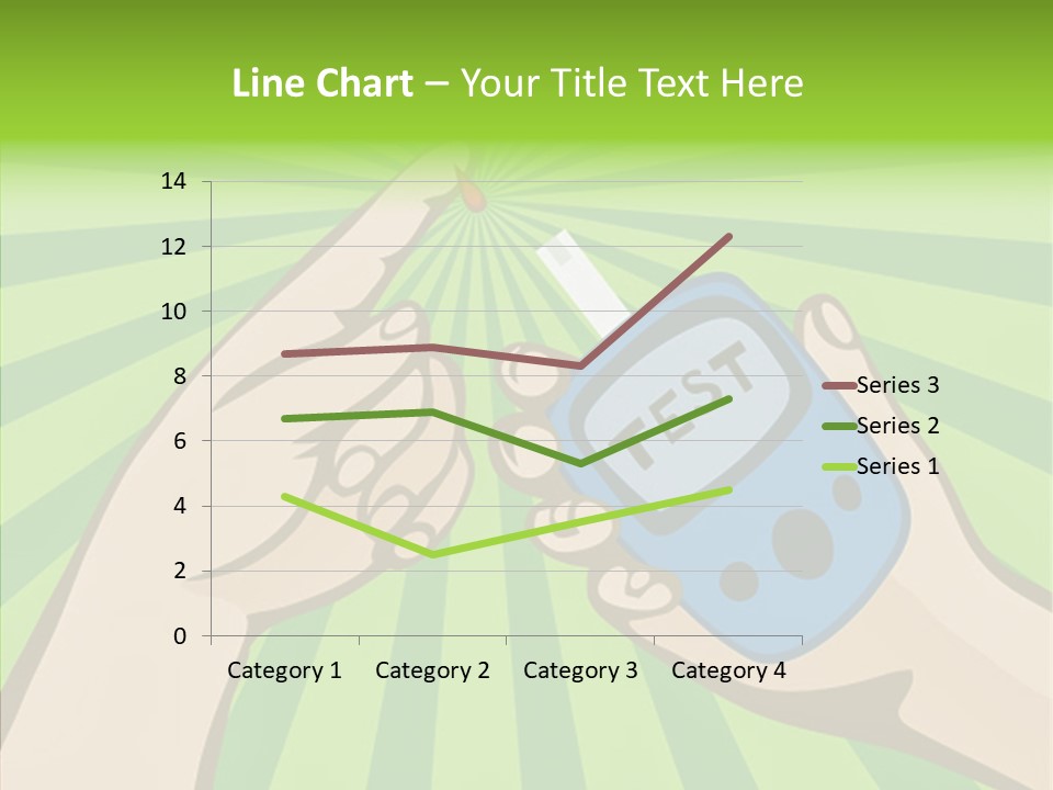 Helping Hand Background Sharing PowerPoint Template