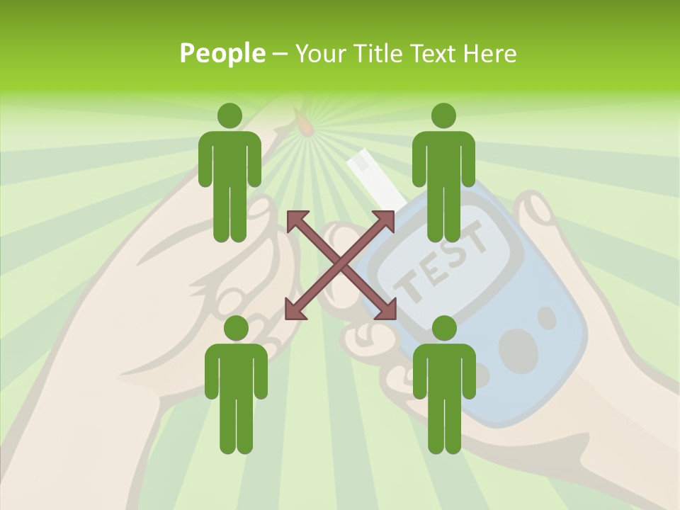 Helping Hand Background Sharing PowerPoint Template