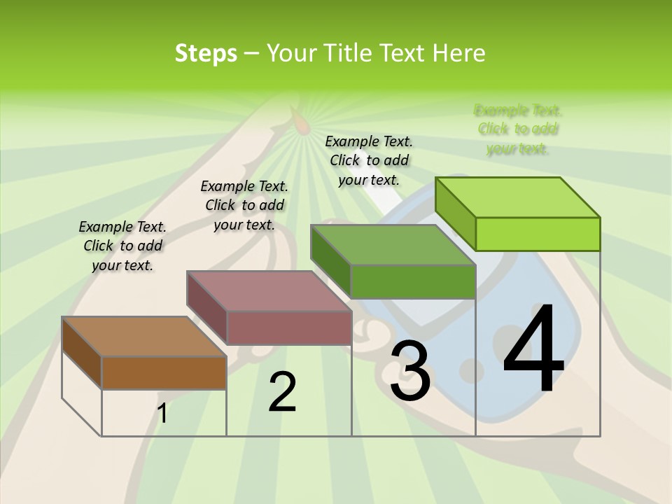 Helping Hand Background Sharing PowerPoint Template