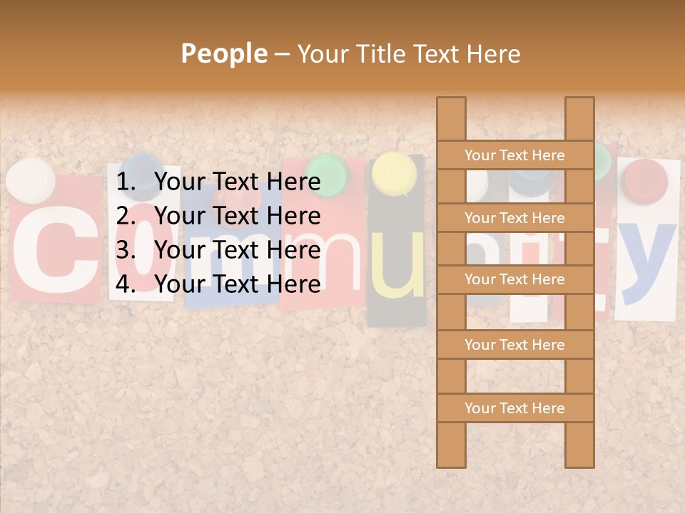 Female Human Elder PowerPoint Template