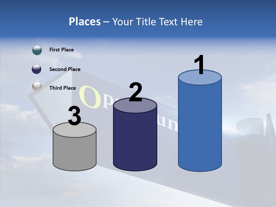 White Background Background Hold PowerPoint Template