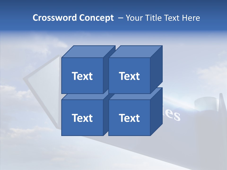 White Background Background Hold PowerPoint Template