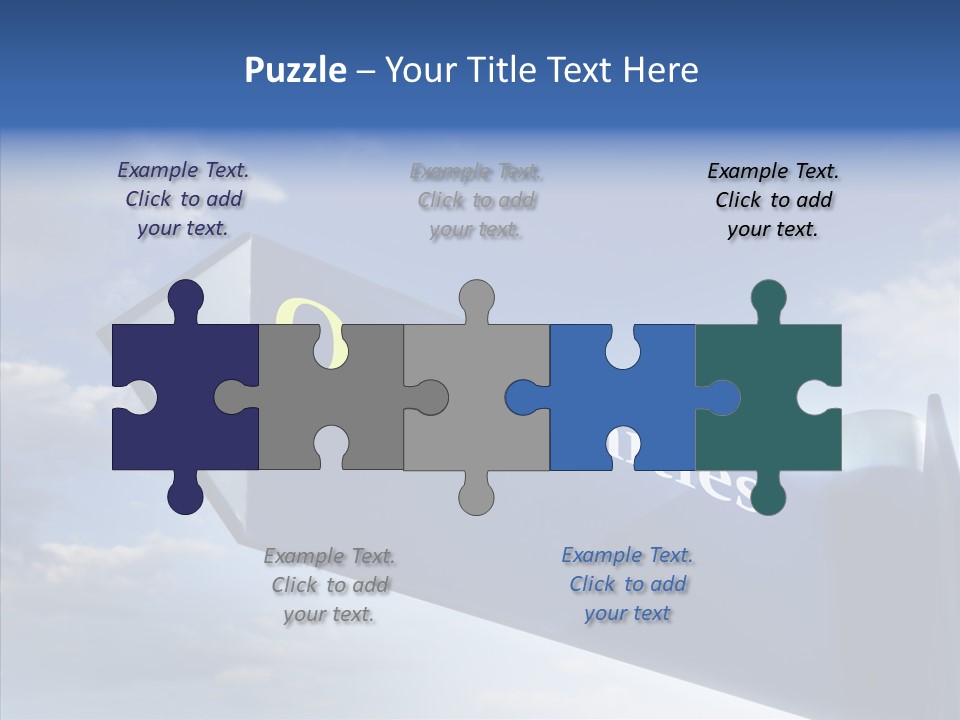 White Background Background Hold PowerPoint Template