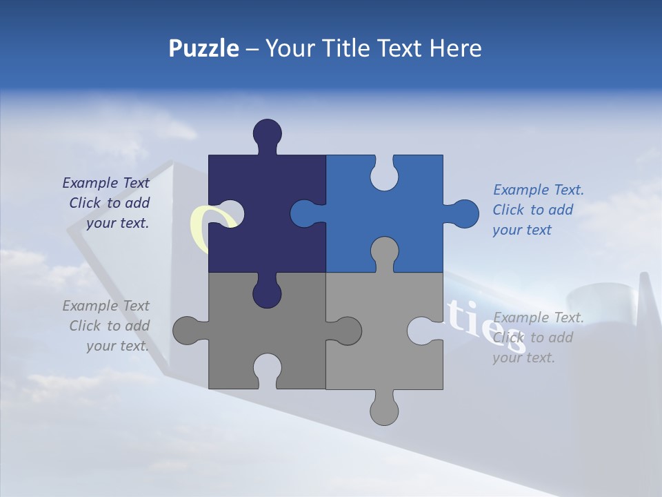 White Background Background Hold PowerPoint Template