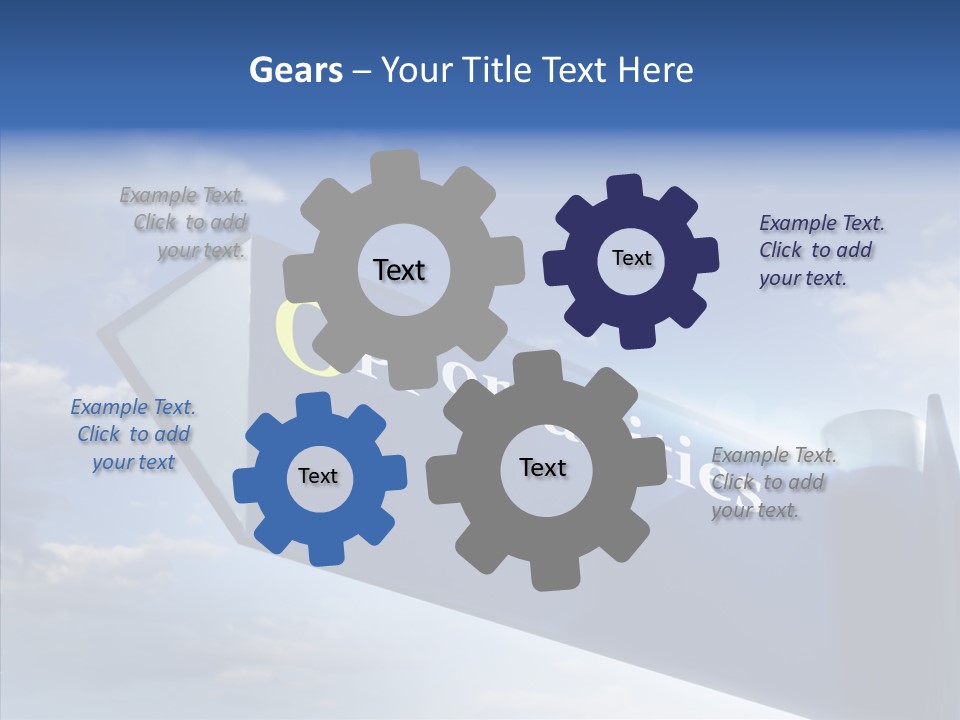 White Background Background Hold PowerPoint Template