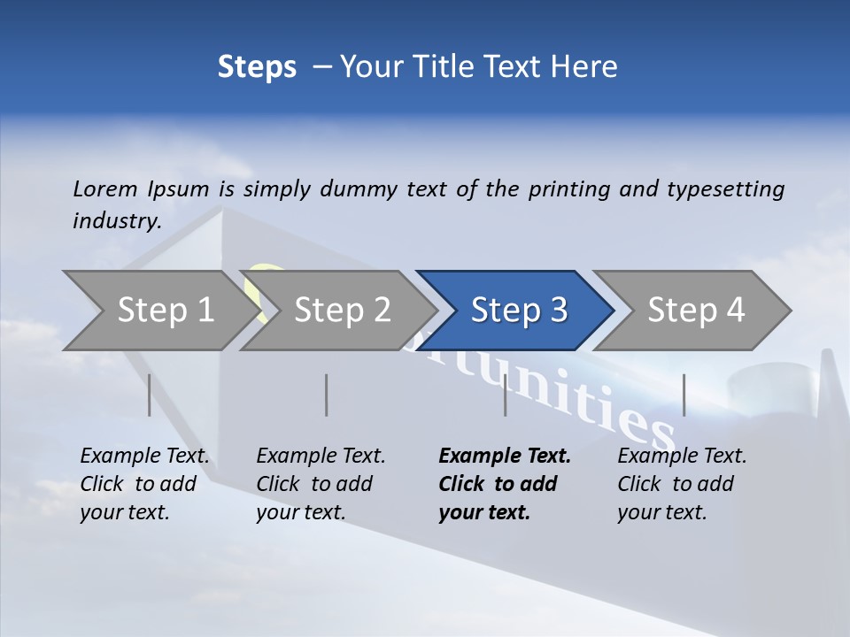 White Background Background Hold PowerPoint Template