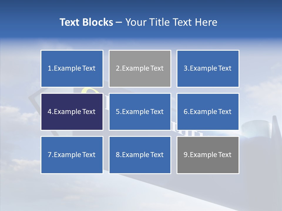 White Background Background Hold PowerPoint Template