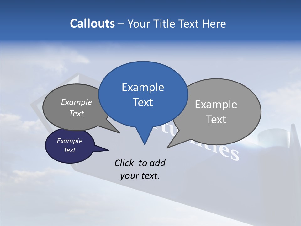 White Background Background Hold PowerPoint Template