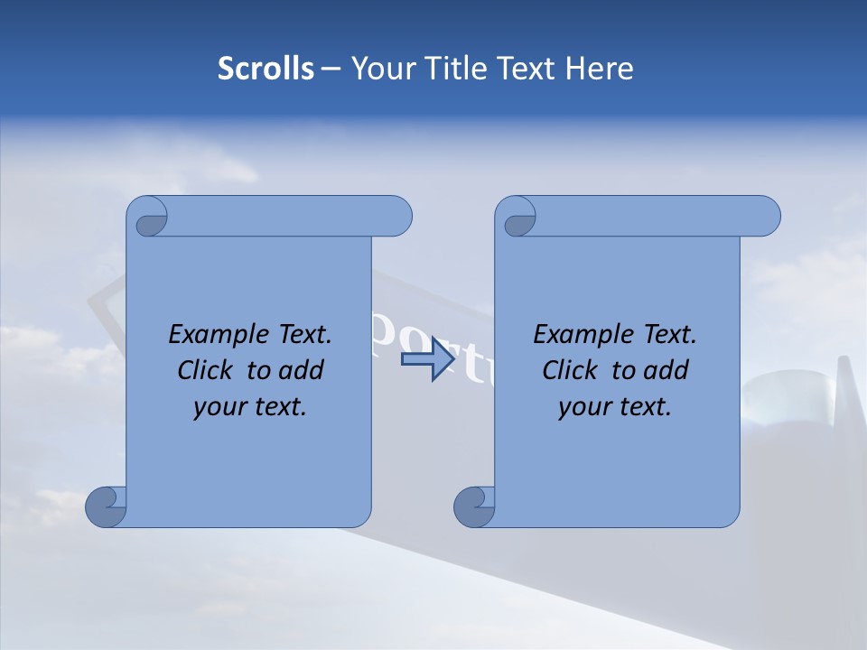 White Background Background Hold PowerPoint Template
