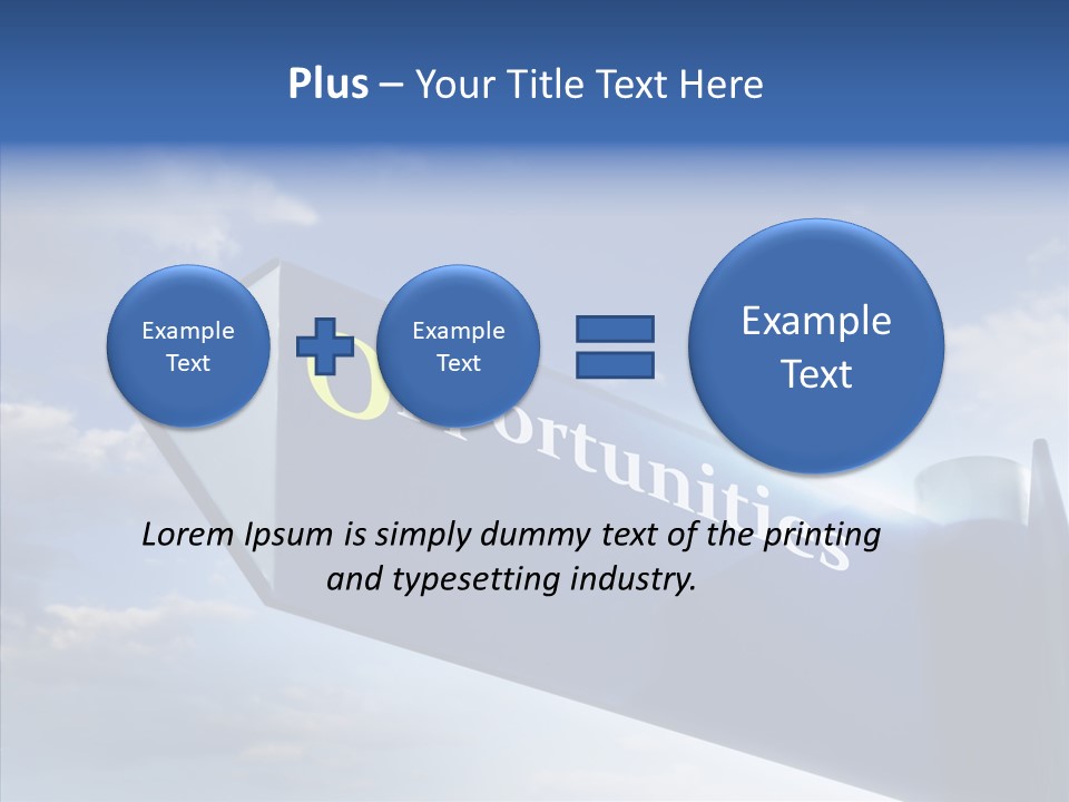 White Background Background Hold PowerPoint Template