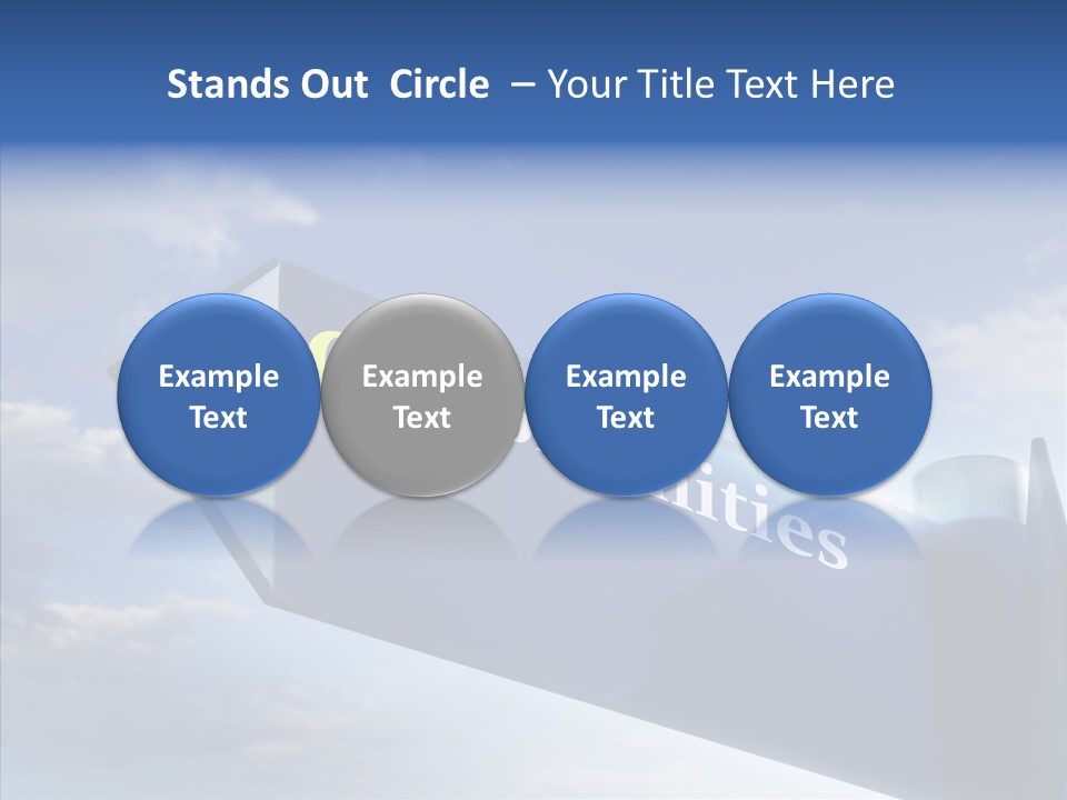 White Background Background Hold PowerPoint Template