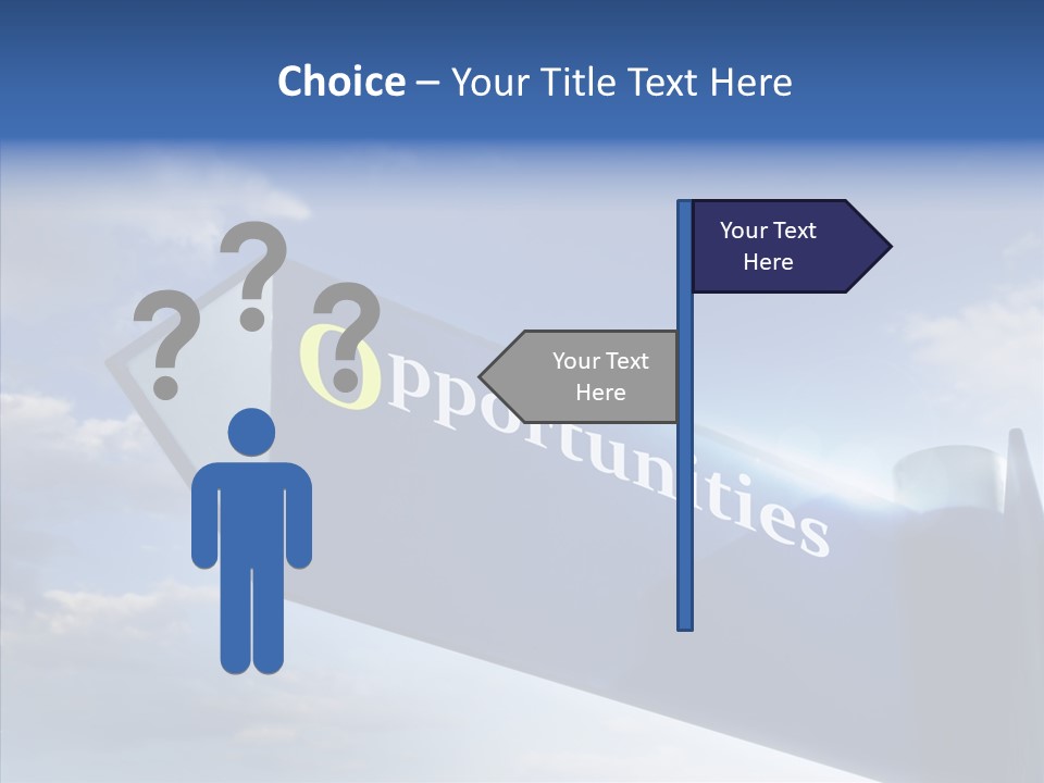 White Background Background Hold PowerPoint Template