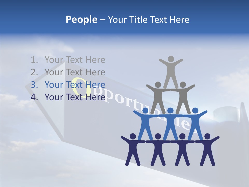 White Background Background Hold PowerPoint Template