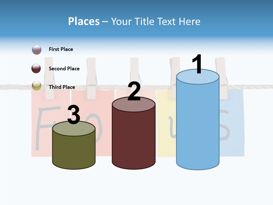 Young Finger White Background PowerPoint Template