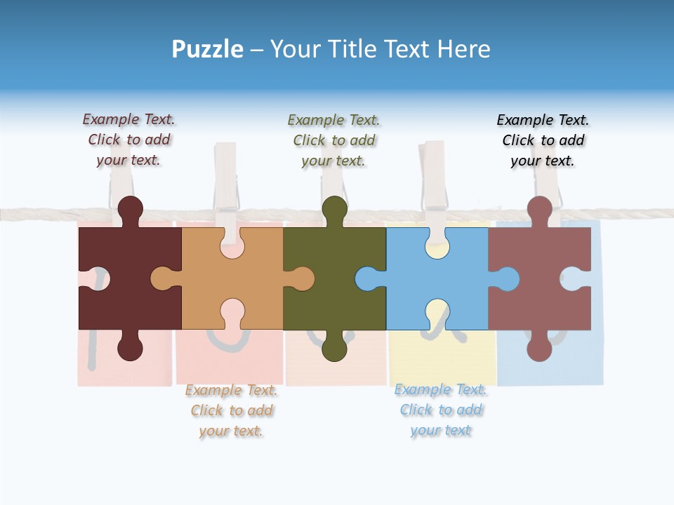 Young Finger White Background PowerPoint Template