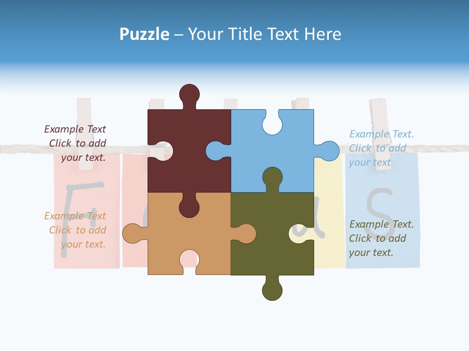 Young Finger White Background PowerPoint Template