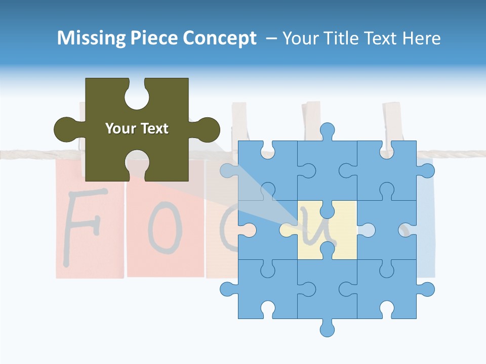 Young Finger White Background PowerPoint Template