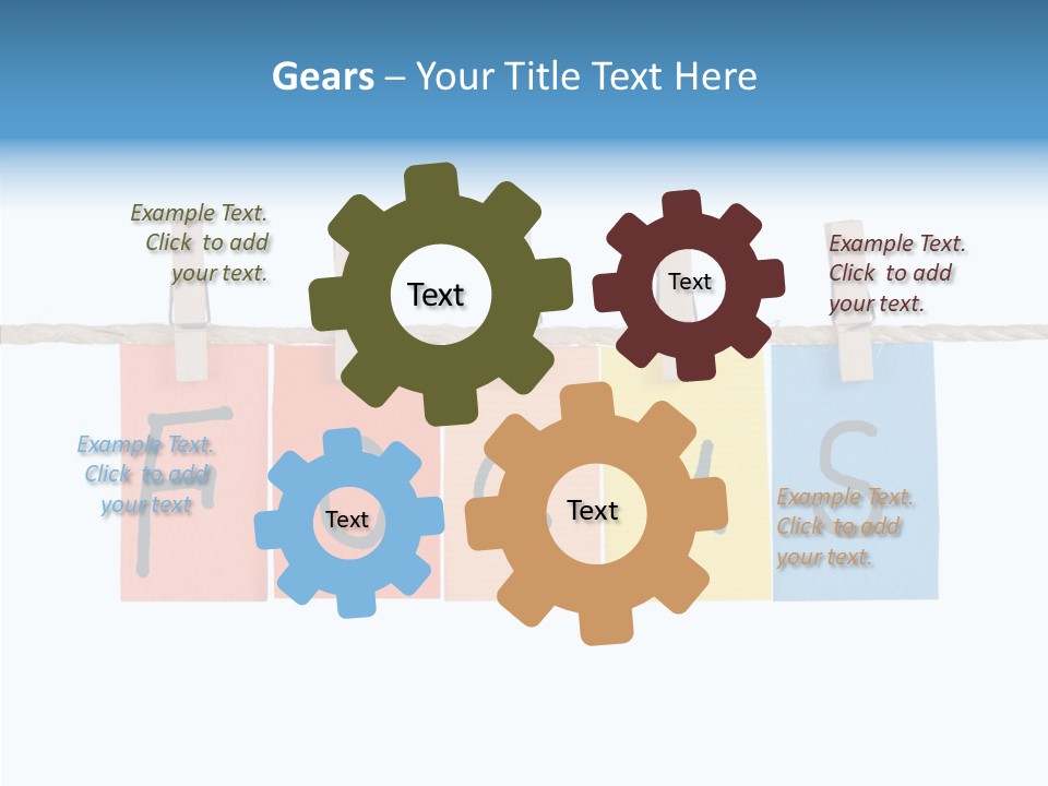 Young Finger White Background PowerPoint Template