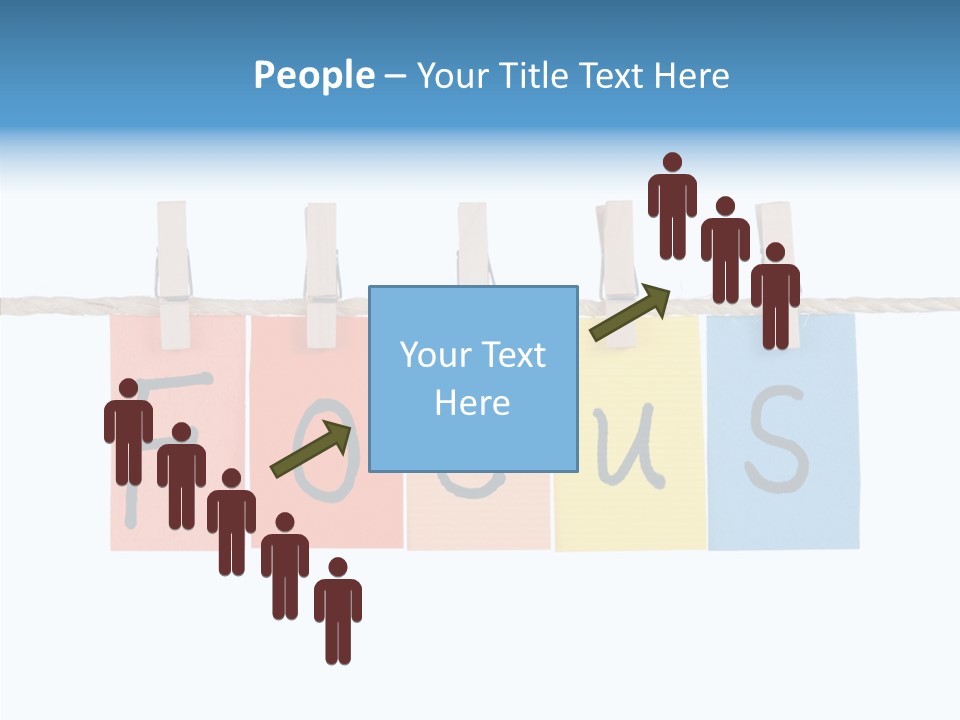 Young Finger White Background PowerPoint Template