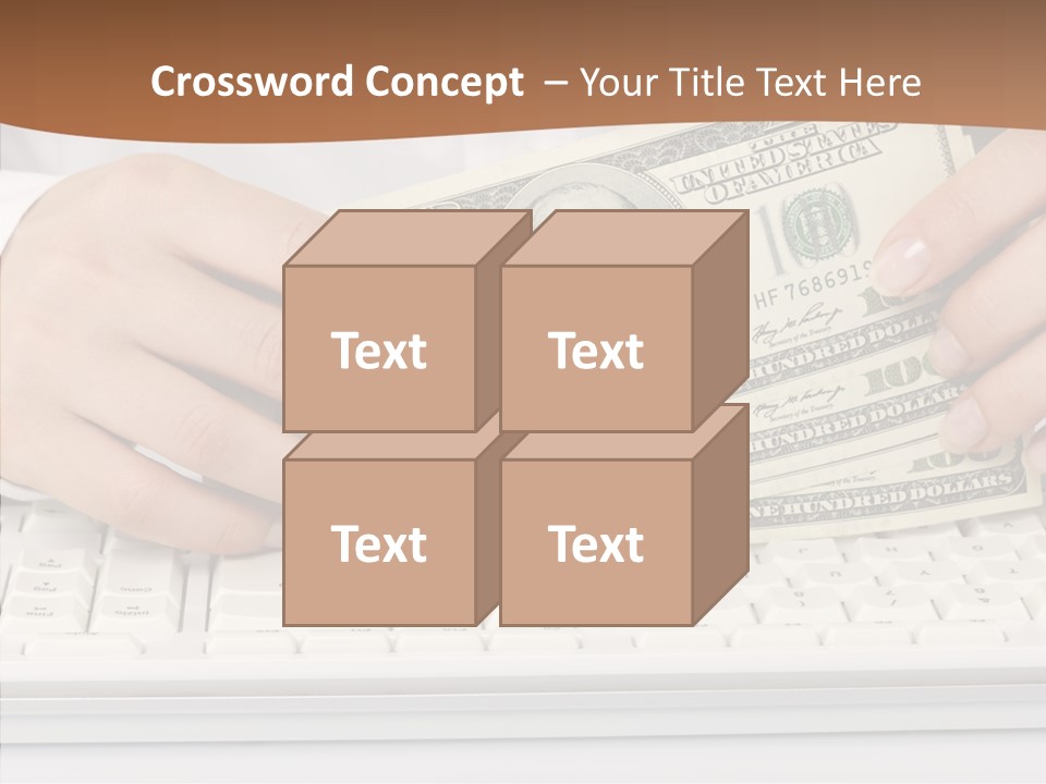 Hand Finger White Background PowerPoint Template