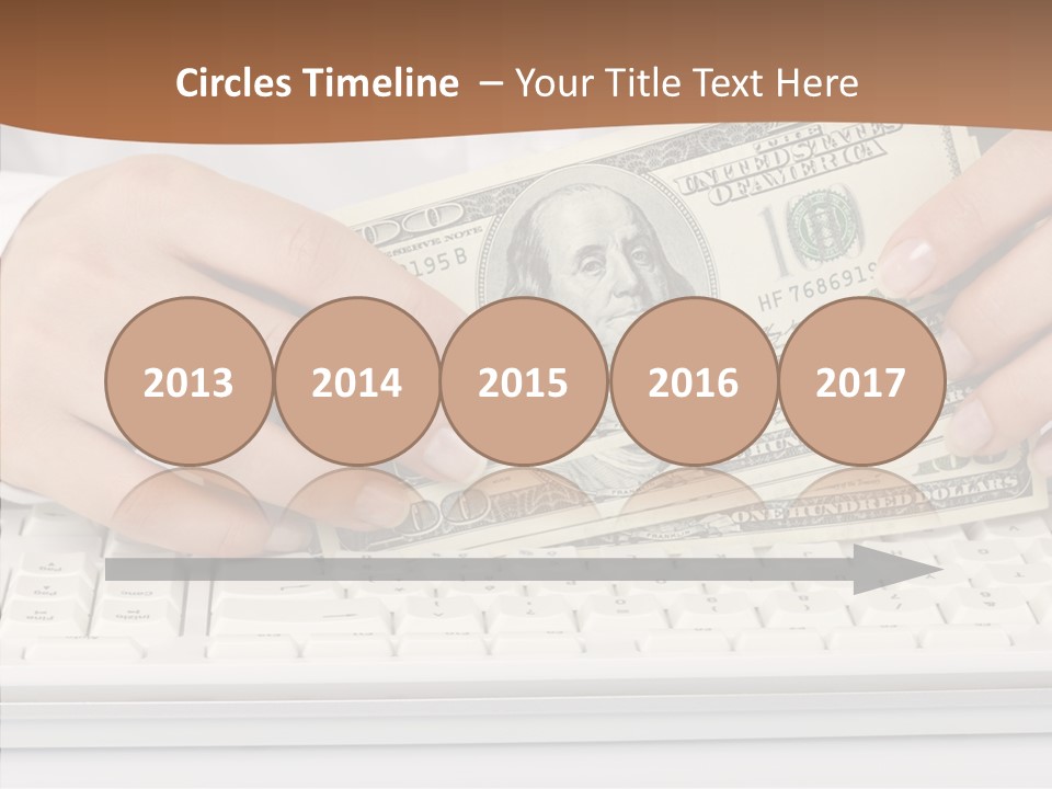 Hand Finger White Background PowerPoint Template