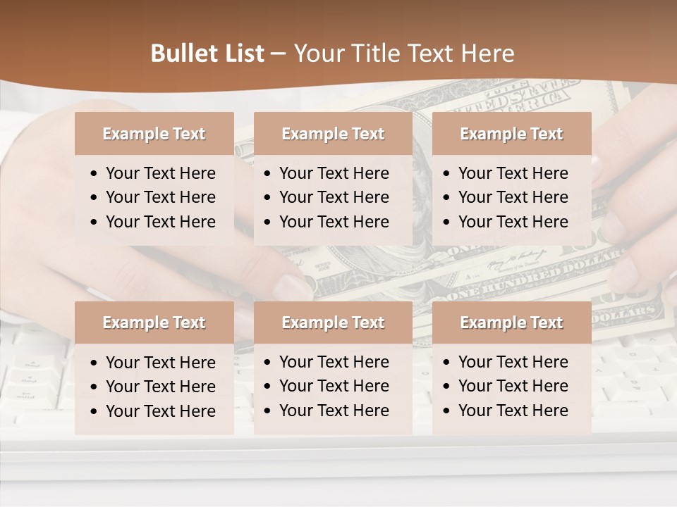 Hand Finger White Background PowerPoint Template