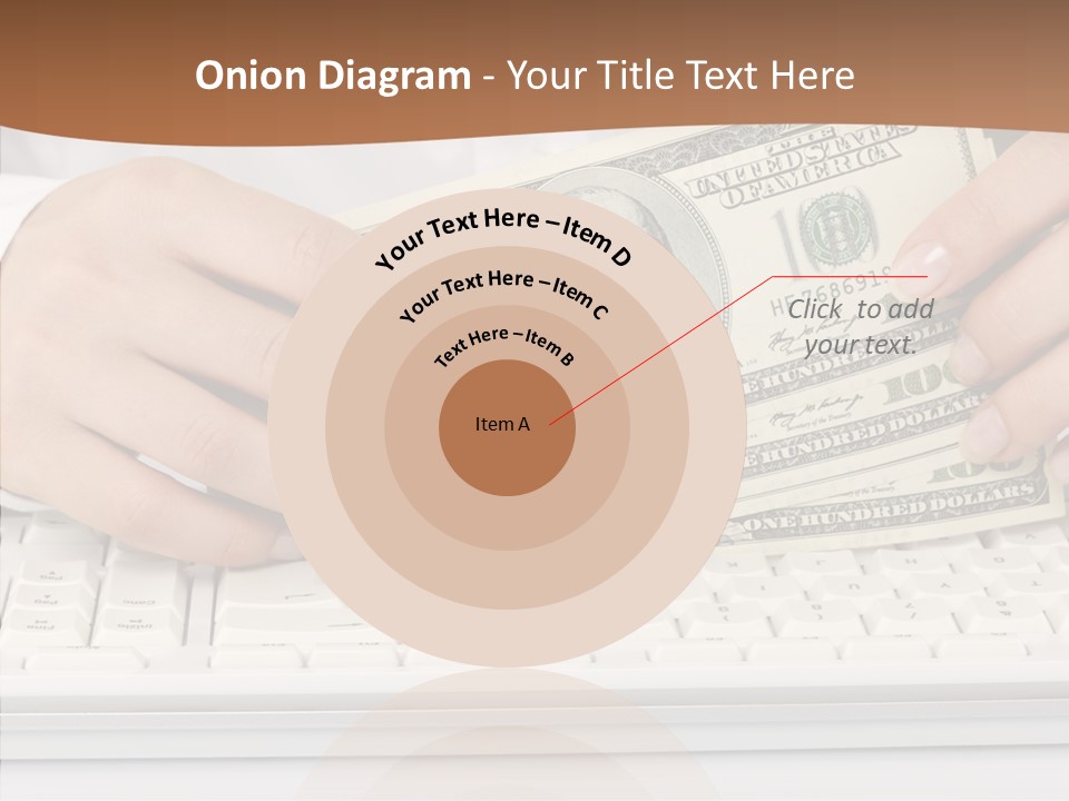 Hand Finger White Background PowerPoint Template