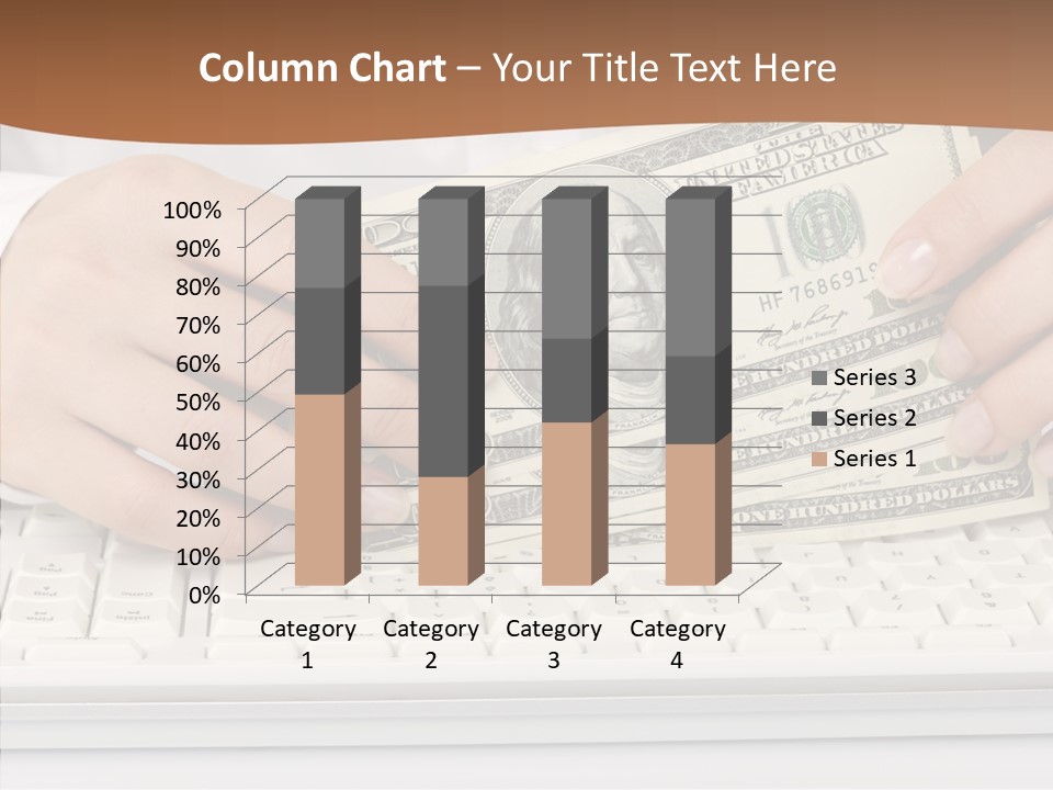 Hand Finger White Background PowerPoint Template