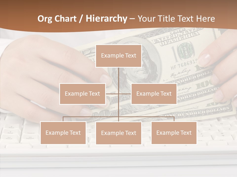 Hand Finger White Background PowerPoint Template