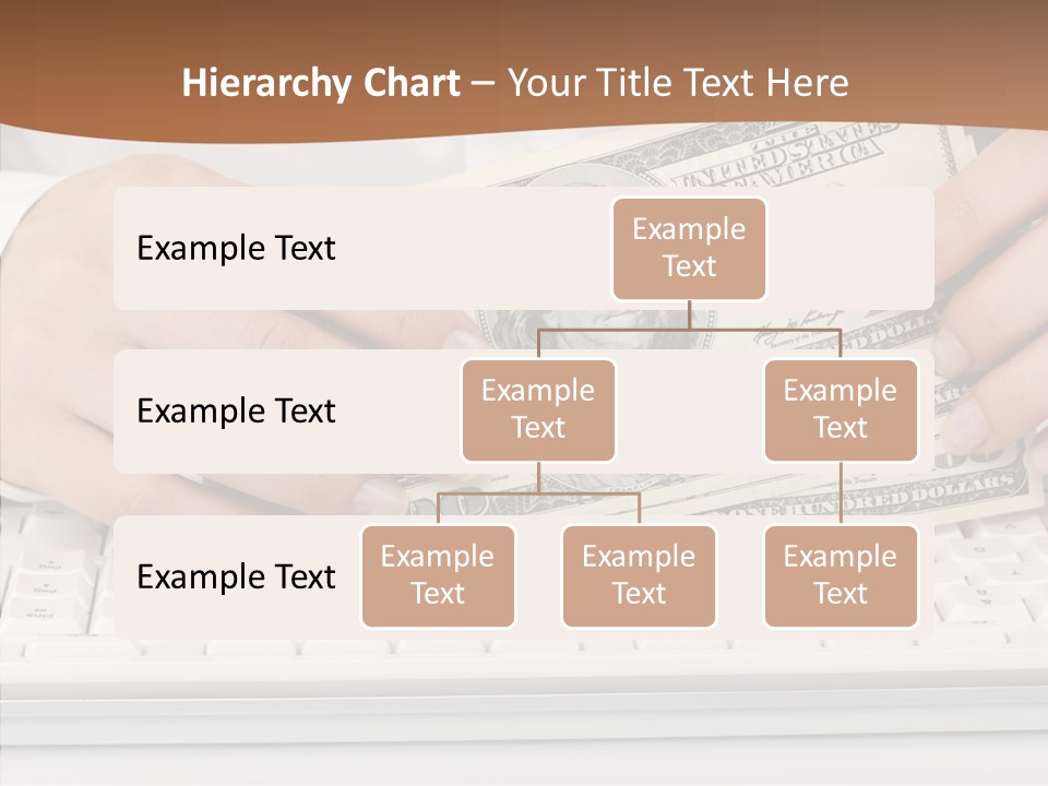 Hand Finger White Background PowerPoint Template