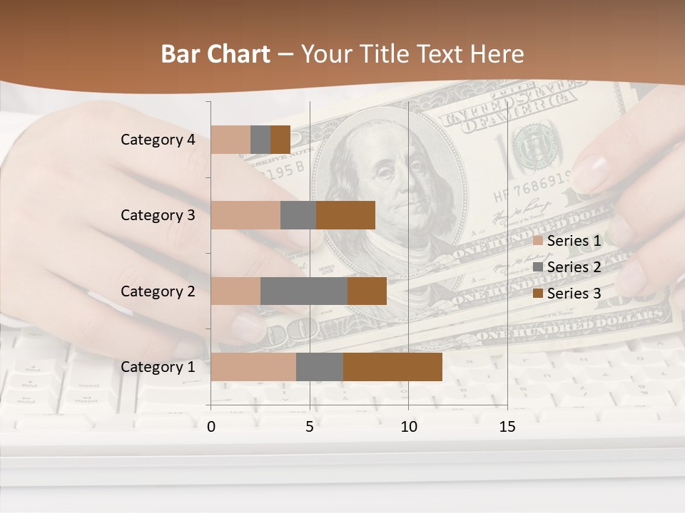 Hand Finger White Background PowerPoint Template