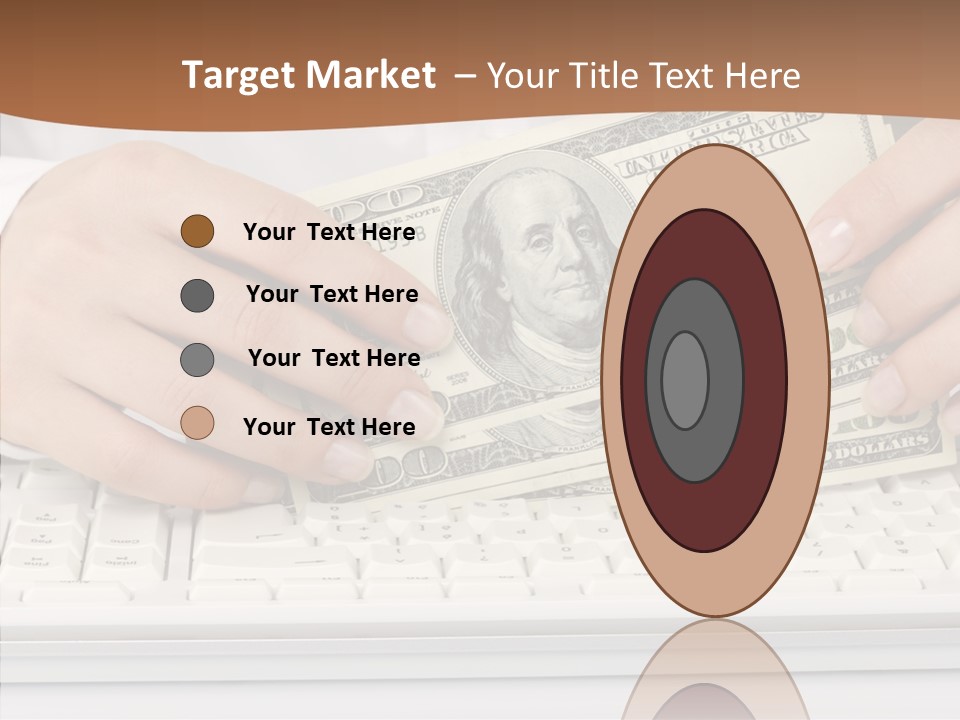 Hand Finger White Background PowerPoint Template