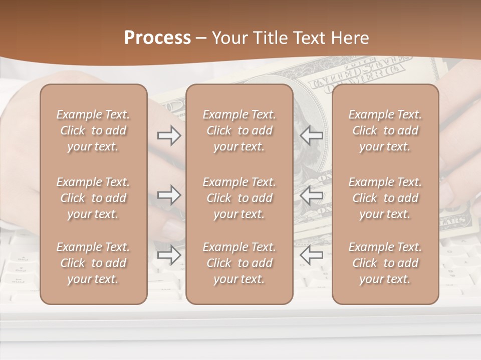 Hand Finger White Background PowerPoint Template