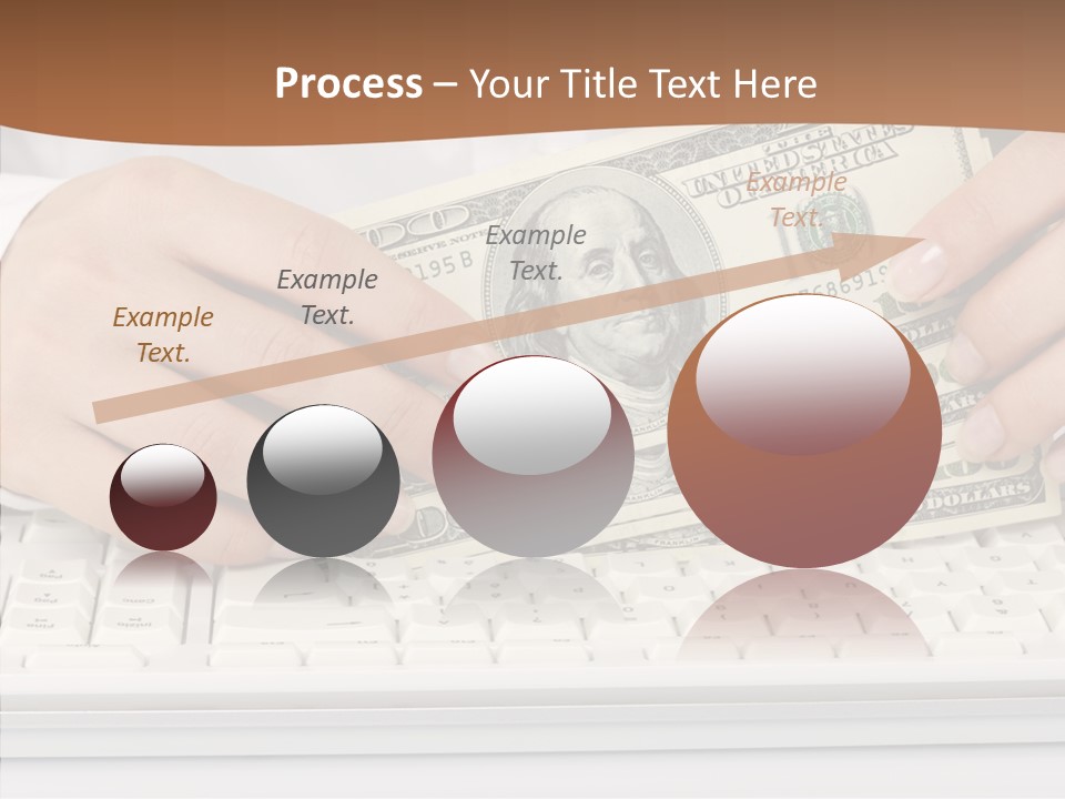 Hand Finger White Background PowerPoint Template