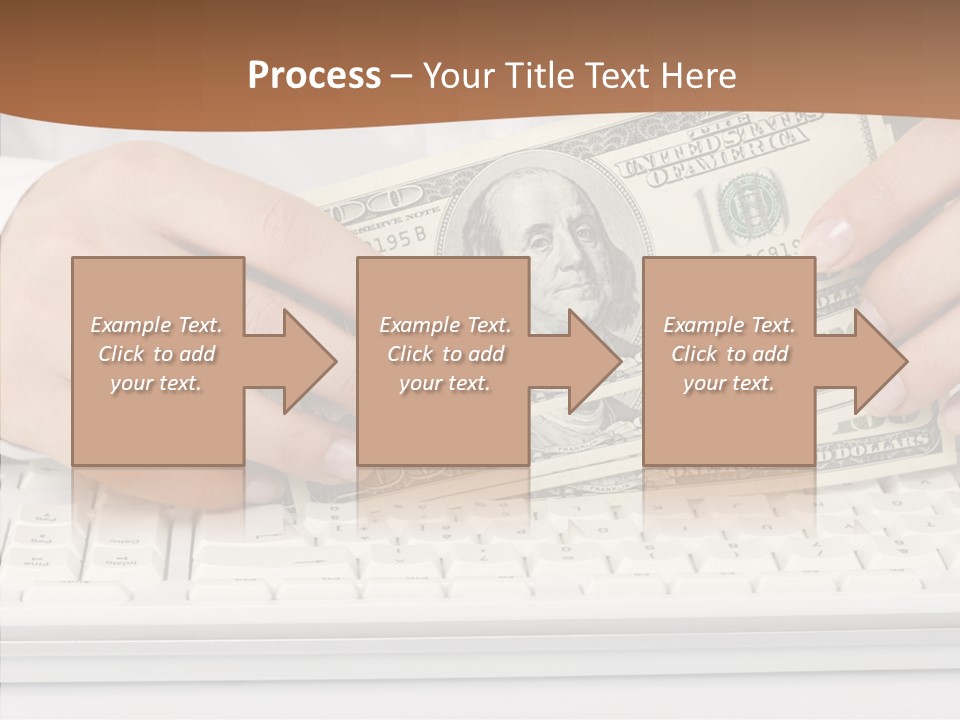 Hand Finger White Background PowerPoint Template