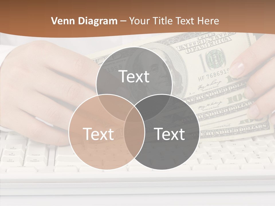 Hand Finger White Background PowerPoint Template