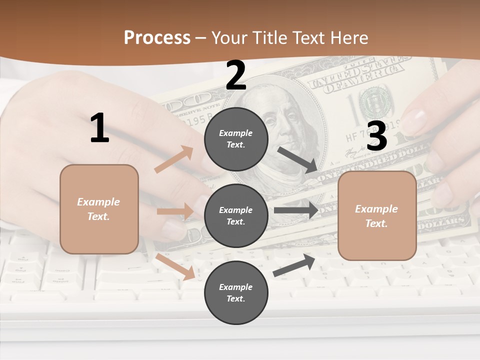 Hand Finger White Background PowerPoint Template