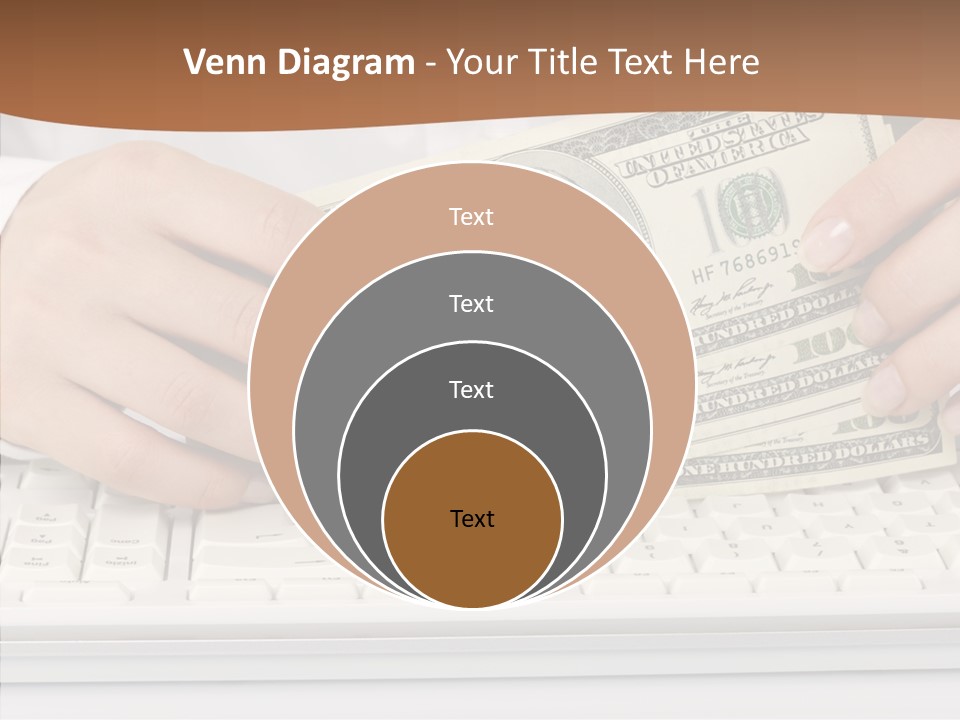 Hand Finger White Background PowerPoint Template