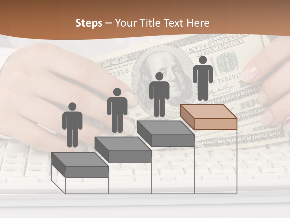 Hand Finger White Background PowerPoint Template