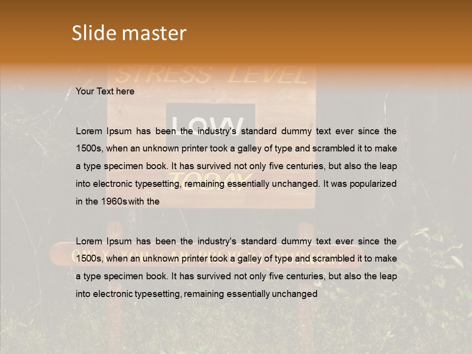 Touching Young Aging PowerPoint Template