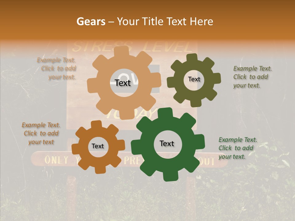 Touching Young Aging PowerPoint Template